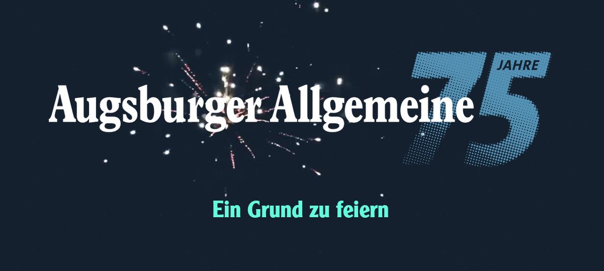 Augsburger Allgemeine feiert 75-jähriges Bestehen