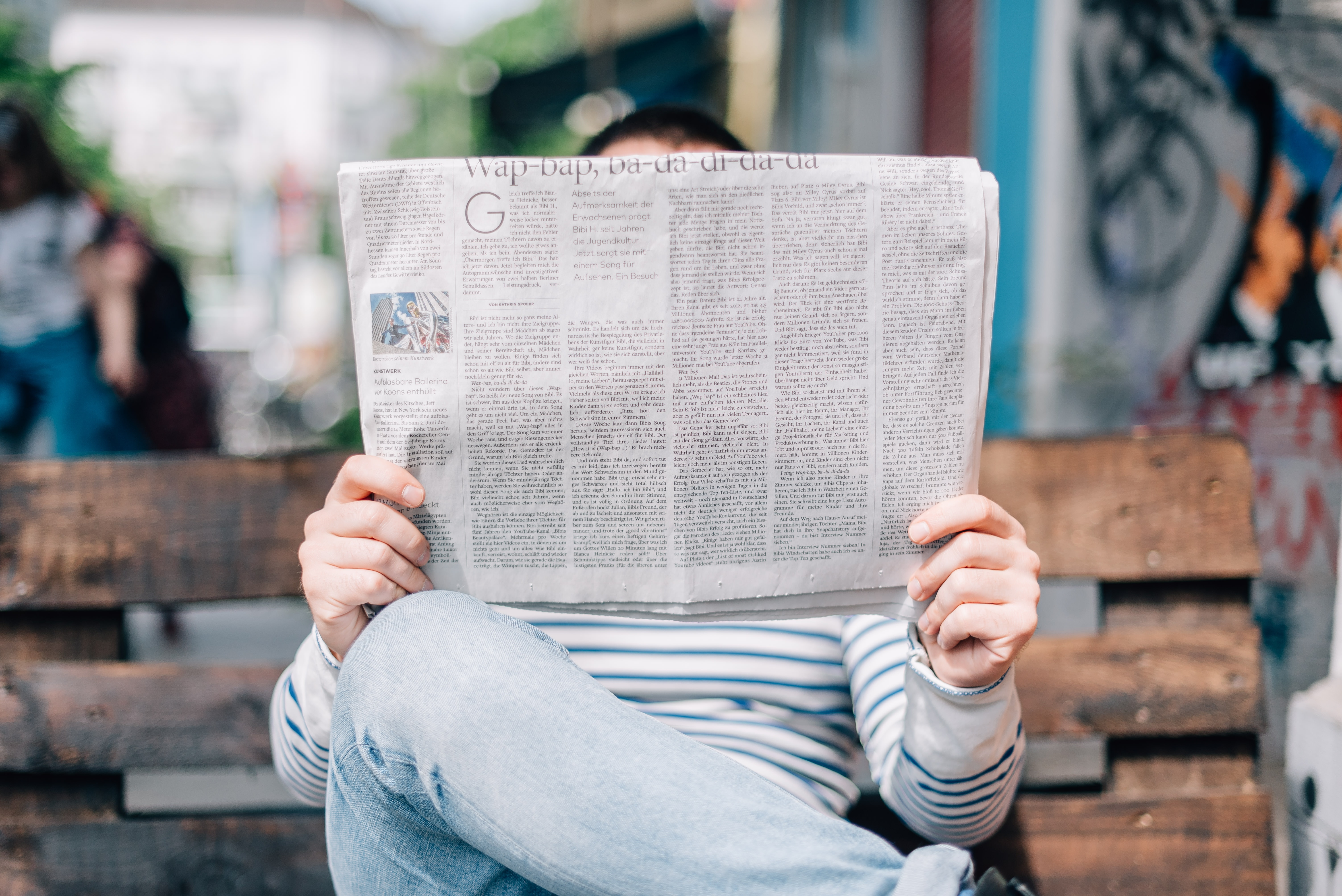 Mehr als die Hälfte der Bevölkerung liest täglich die gedruckte Zeitung