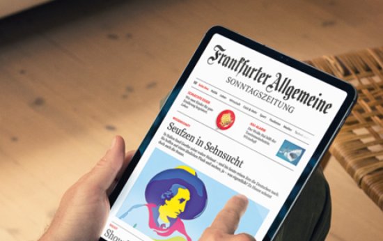 Frankfurter Allgemeine Sonntagszeitung als Multimedia-Ausgabe