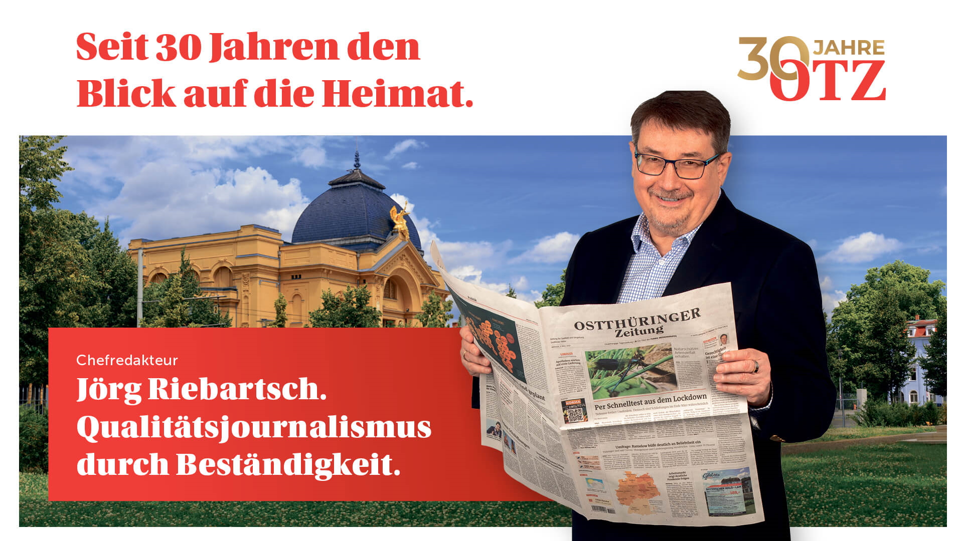 Funke feiert 30. Geburtstag der Ostthüringer Zeitung